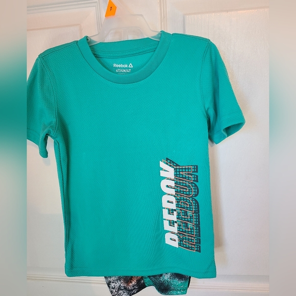 (1616) Reebok Toddler Boys 3 Piece Set, Size: 4T  Color: Pool Green (NWT) - Picture 6 of 12